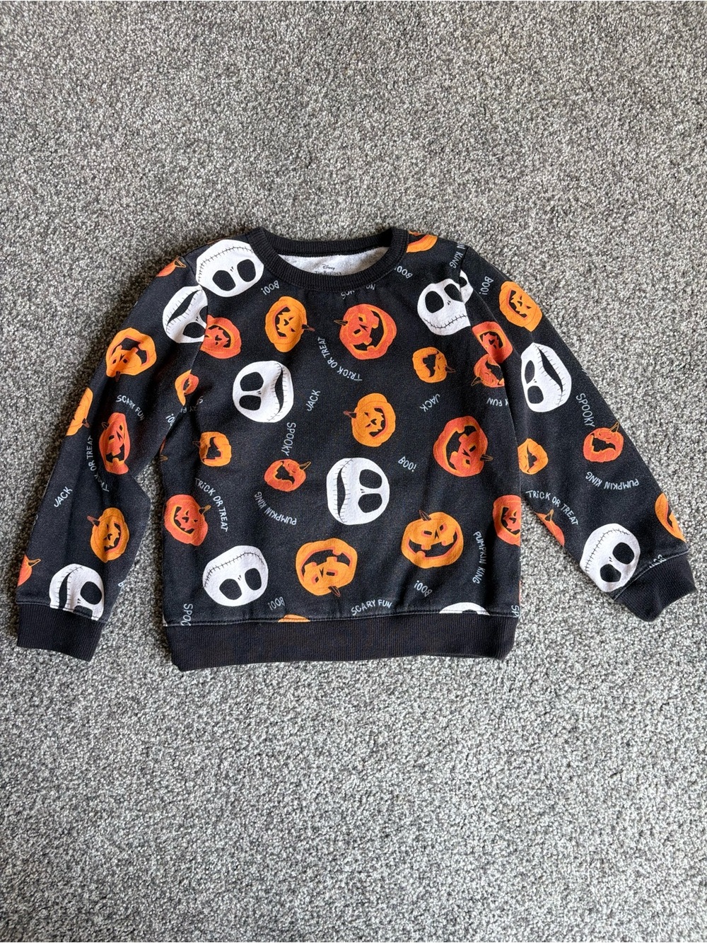 Disney The Nightmare Before Christmas Jack Skellington Crewneck Sweatshirt